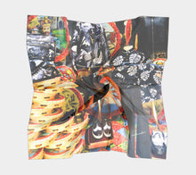 NYC Menswear Window Shopping ealanta Square Scarf- ealanta Art Wear