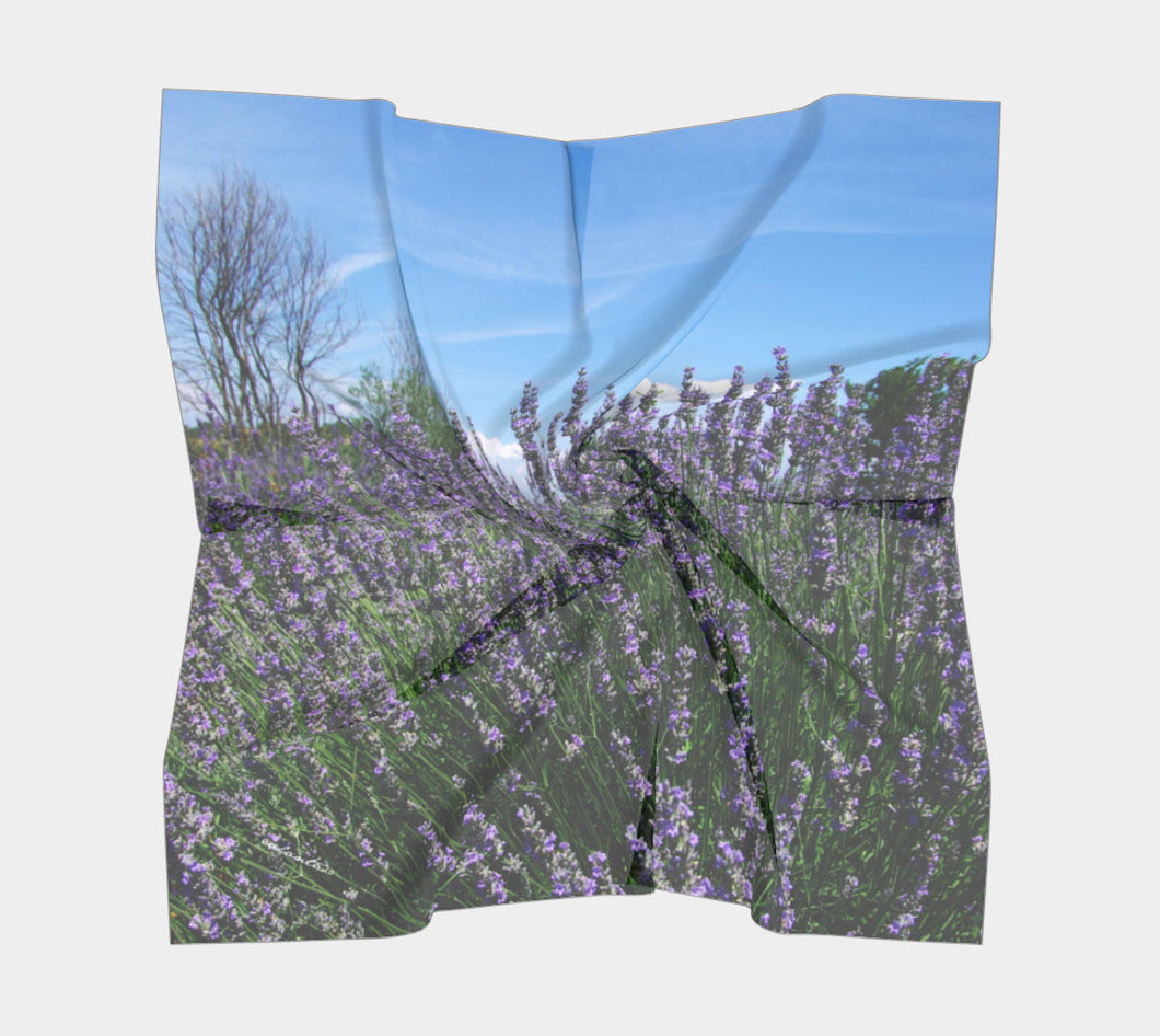 Lovely Lavender Tuscany ealanta Square Scarf- ealanta Art Wear