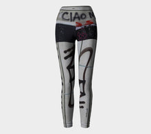 Ciao Mamma Graffiti Yoga Leggings 3 ealanta Yoga Leggings- ealanta Art Wear